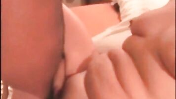 Cuckold Archive Sissy watches his wife with 2 BBC studs