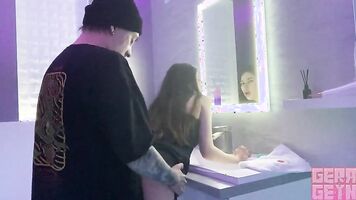 Wife Cheats In a Nightclub While Cuckold Husband Waits At Home