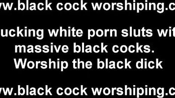 Tonight I finally get a taste of some big black cock